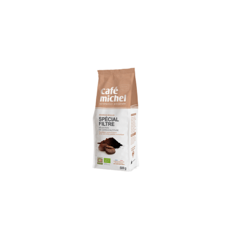 Cafe Michel ORGANIC GROUND COFFEE 100% ARABICA SPECIALLY FILTRED 500 g