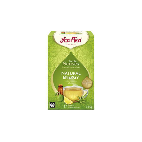 YOGI TEA ORGANIC TEA FOR THE SENSES NATURAL ENERGY (17 x 2 g) 34 g