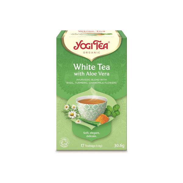 YOGI TEA ORGANIC WHITE TEA WITH ALOE VERA (17 x 1.8 g) 30.6 g