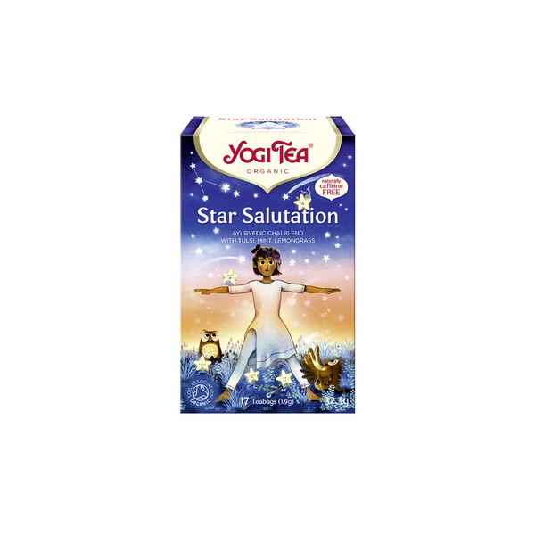 YOGI TEA ORGANIC TEA STAR SALUTATION (17 x 1.9 g) 32.3 g