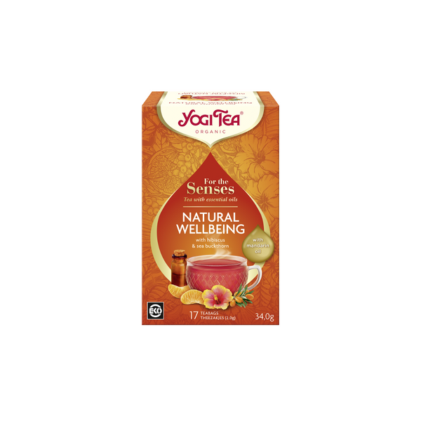 YOGI TEA ORGANIC TEA FOR THE SENSES NATURAL WELLBEING (17 x 2 g) 34 g