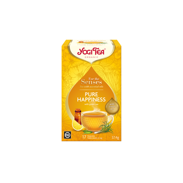 YOGI TEA ORGANIC TEA FOR THE SENSES PURE HAPPINESS (17 x 2.2 g) 37.4 g