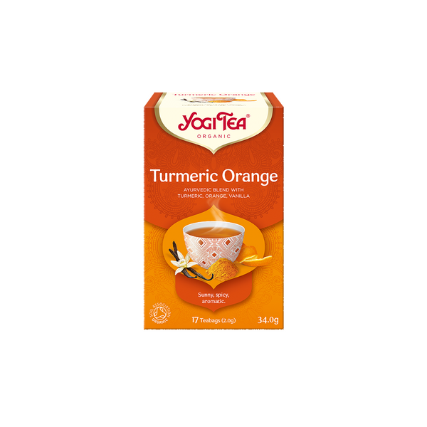 YOGI TEA ORGANIC TURMERIC - ORANGE TEA (17 x 2 g) 34 g
