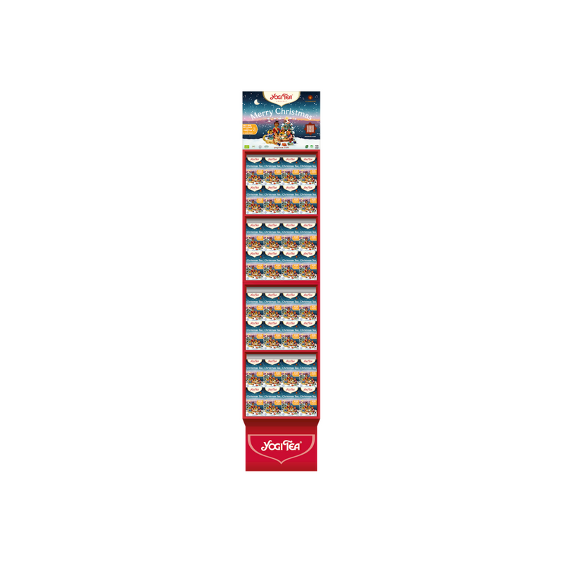 YOGI TEA ORGANIC STAND WITH CHRISTMAS TEA 64 pcs.