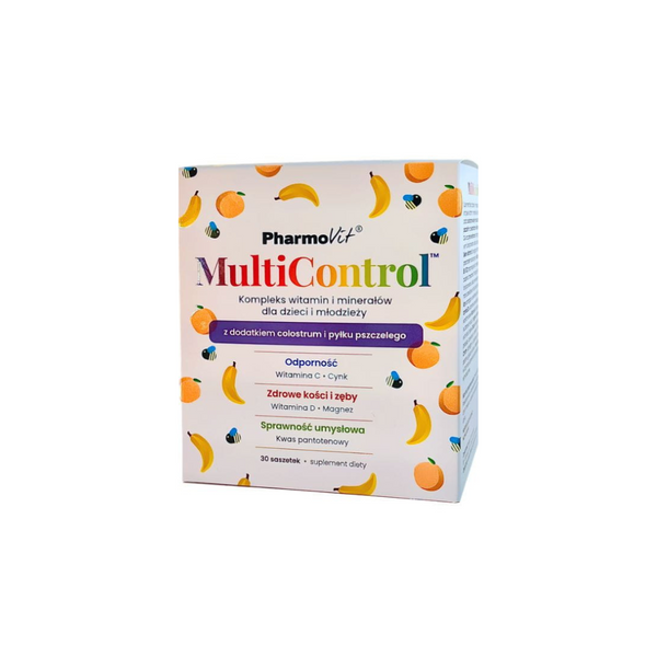 PharmoVit MultiControl™ COMPLEX VITAMINS AND MINERALS For children and youth, 30 sachets