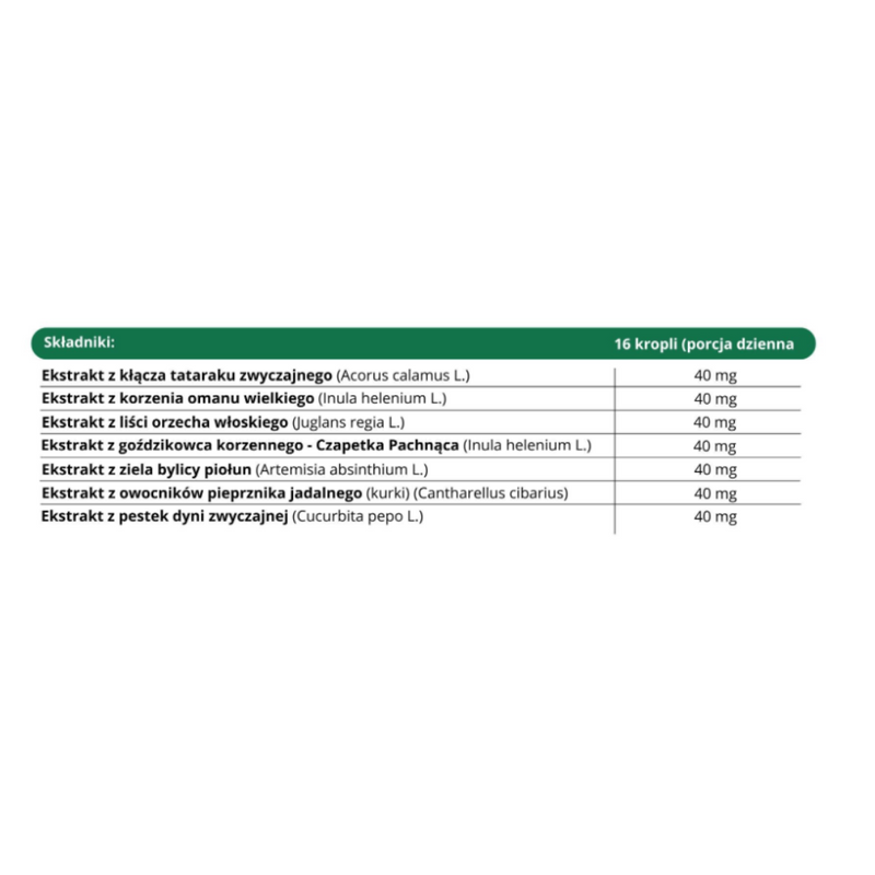 Slavito ANTYPARASITE - comprehensive support in intestinal cleansing, 50 ml