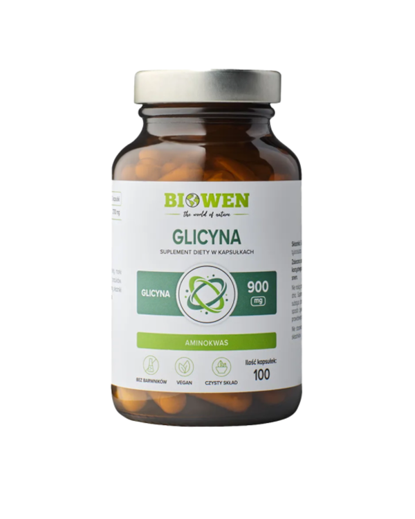 Biowen New Glycine 900 mg, 100 capsules