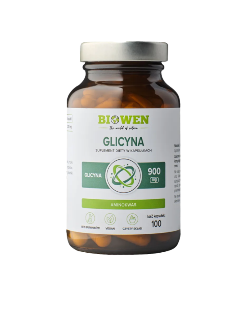 Biowen New Glycine 900 mg, 100 capsules