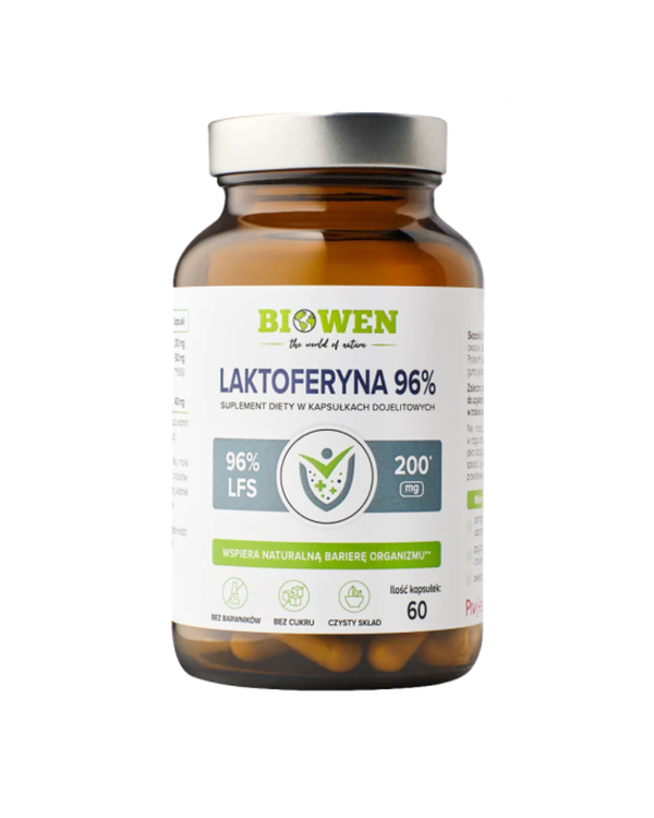 Biowen New Lactoferrin 96%, 60 capsules