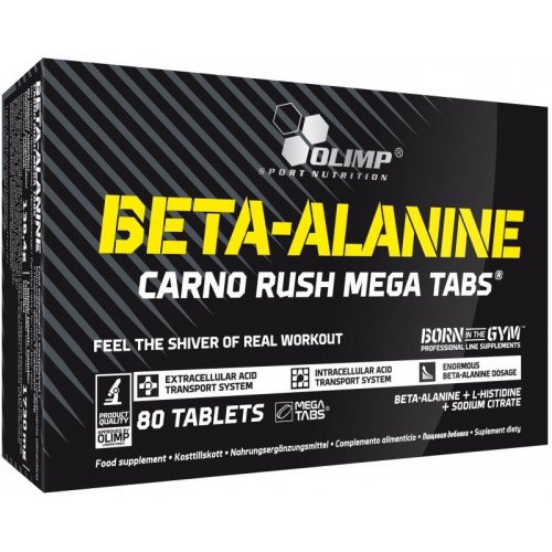 Olimp Nutrition Beta Alanine - Carno Rush Mega Tabs  - 80 tablets