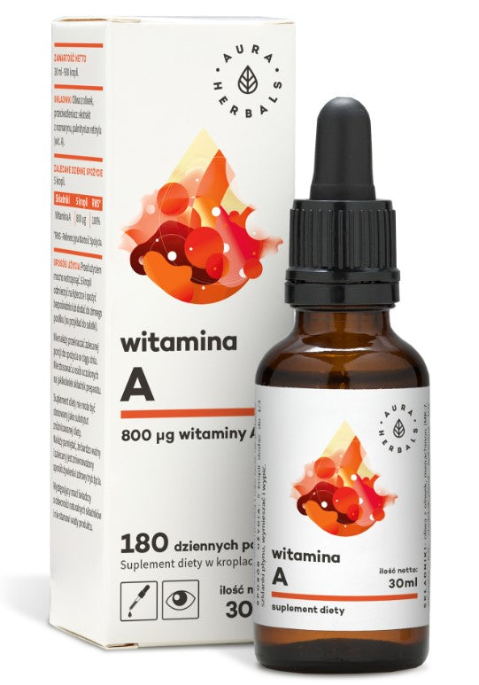 Aura Herbals Vitamin A, drops (30ml), 180 servings