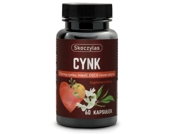 Skoczylas Zinc 3 forms, copper, EGCG and quercetin, 60 capsules
