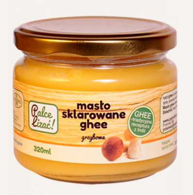 Masło Sklarowane Ghee Grzybowe 320 ml