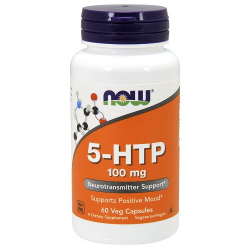 NOW Foods 5-HTP - 100mg  - 60 vcaps