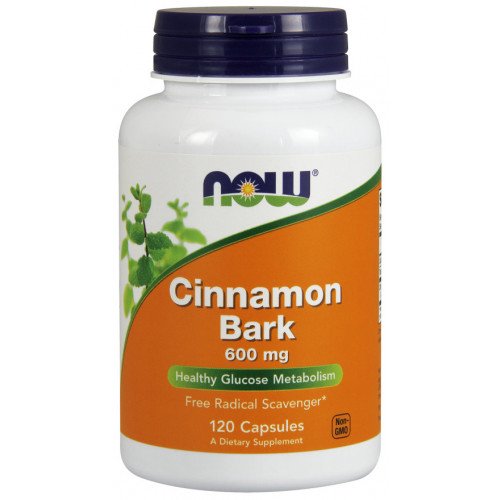 NOW Foods Cinnamon Bark, 600mg  - 120 caps