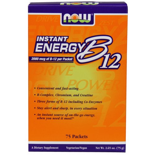 NOW Foods Vitamin B-12, Instant Energy  - 75 packets