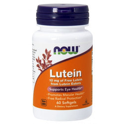 NOW Foods Lutein - 10mg  - 60 softgels