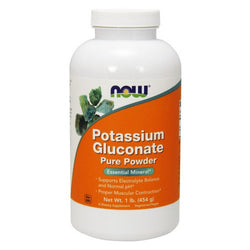 NOW Foods Potassium Gluconate - Pure Powder  - 454 grams