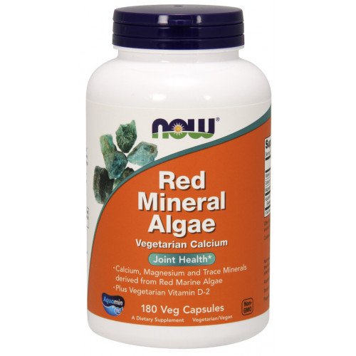 NOW Foods Red Mineral Algae  - 180 vcaps