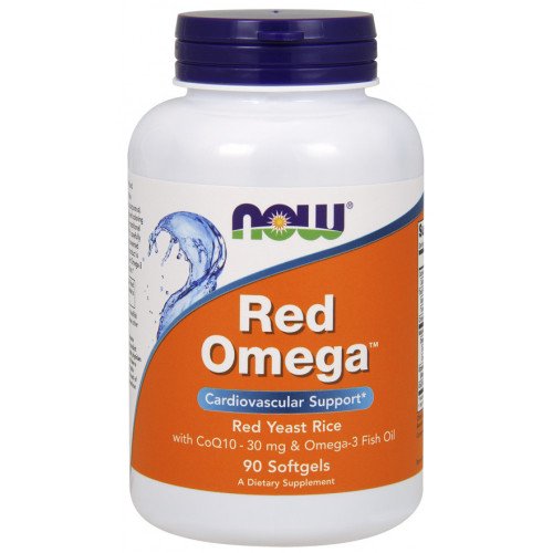 NOW Foods Red Omega (Red Yeast Rice)  - 90 softgels