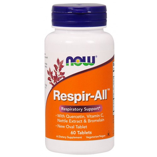 NOW Foods Respir-All, Allergy  - 60 tablets