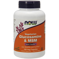 NOW Foods Glucosamine & MSM Vegetarian  - 120 vcaps