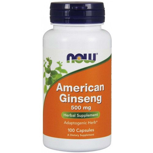 NOW Foods American Ginseng, 500mg  - 100 vcaps