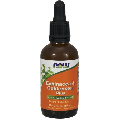 NOW Foods Echinacea & Goldenseal Plus  - 60 ml.