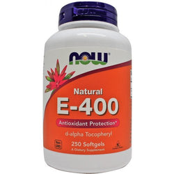 NOW Foods Vitamin E-400 - Natural  - 250 softgels