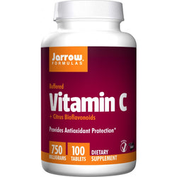 Jarrow Formulas Vitamin C (Buffered) + Citrus Bioflavonoids, 750mg  - 100 tablets