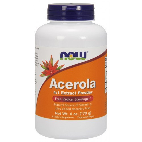 NOW Foods Acerola, 4:1 Extract Powder  - 170 grams