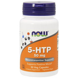 NOW Foods 5-HTP - 50mg  - 30 vcaps