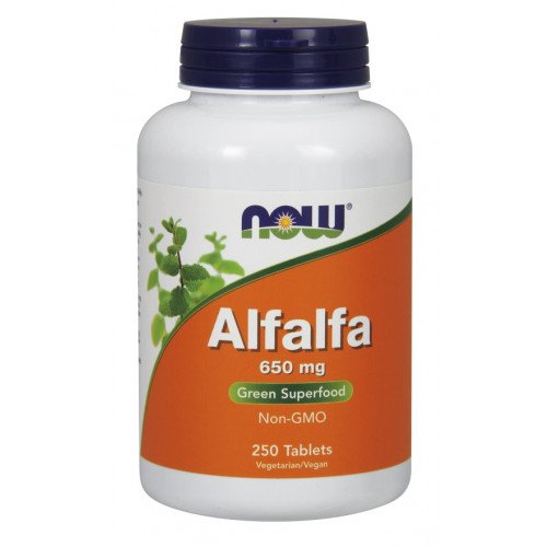 NOW Foods Alfalfa - 650mg  - 250 tablets