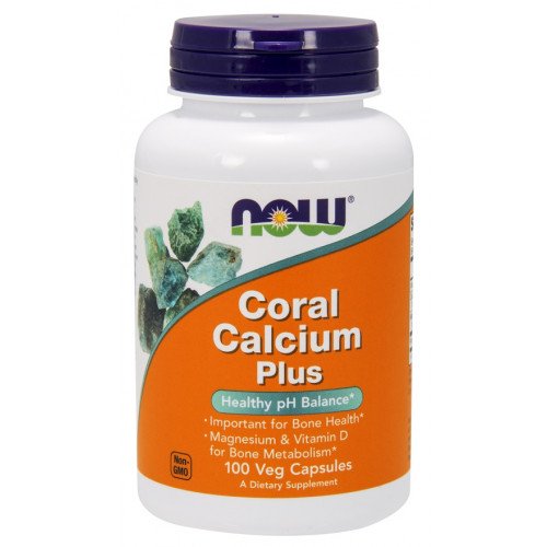 NOW Foods Coral Calcium Plus  - 100 vcaps