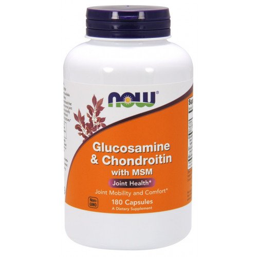 NOW Foods Glucosamine & Chondroitin with MSM  - 180 caps