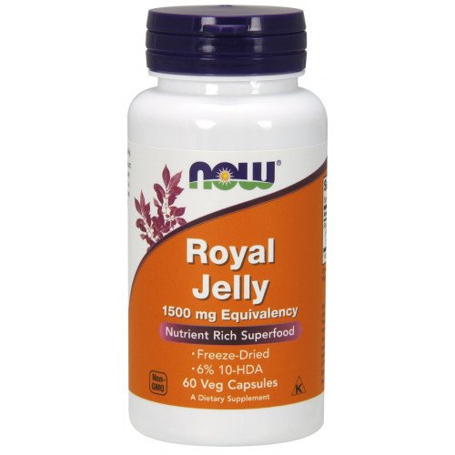 NOW Foods Royal Jelly - 1500mg Equivalency  - 60 vcaps