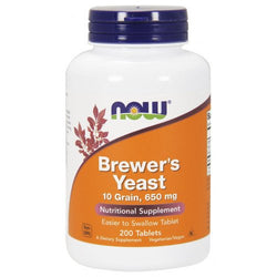 NOW Foods Brewer's Yeast - Tablets  - 200 tablets