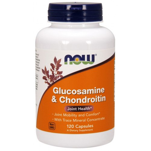 NOW Foods Glucosamine & Chondroitin with Trace Mineral Concentrate  - 120 caps