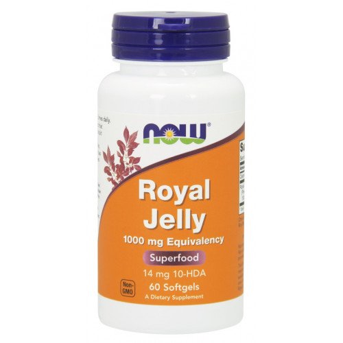 NOW Foods Royal Jelly - 1000mg Equivalency  - 60 softgels