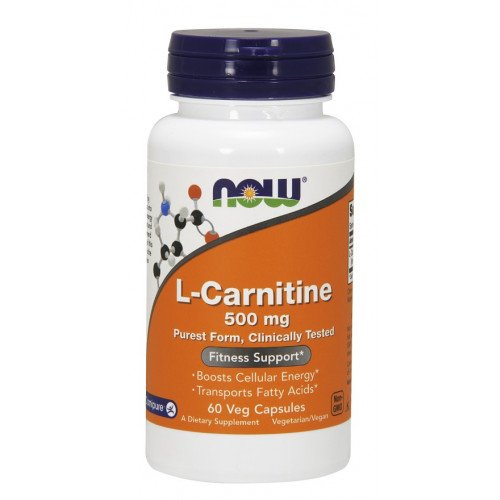 NOW Foods L-Carnitine - 500mg  - 60 vcaps