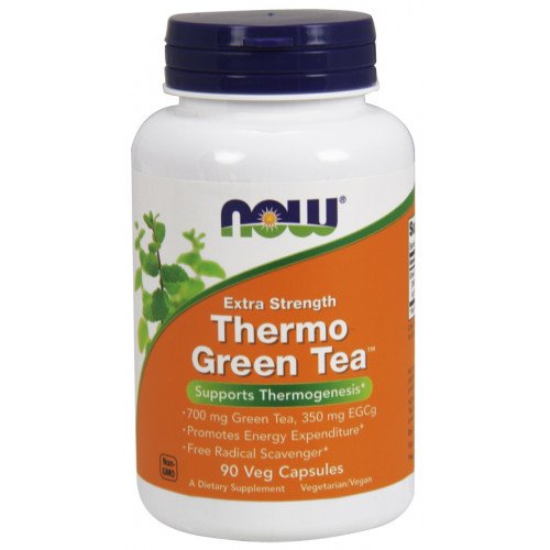 NOW Foods Thermo Green Tea, Extra Strength  - 90 vcaps