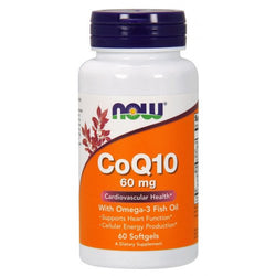 NOW Foods CoQ10 with Omega-3 - 60mg  - 60 softgels