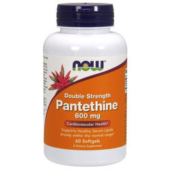 NOW Foods Pantethine - 600mg Double Strength  - 60 softgels