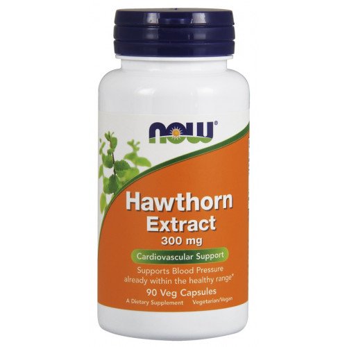 NOW Foods Hawthorn Extract - 300mg  - 90 vcaps