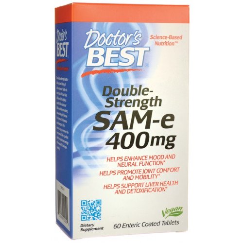 Doctor's Best SAM-e - 400mg Double-Strength  - 60 tablets