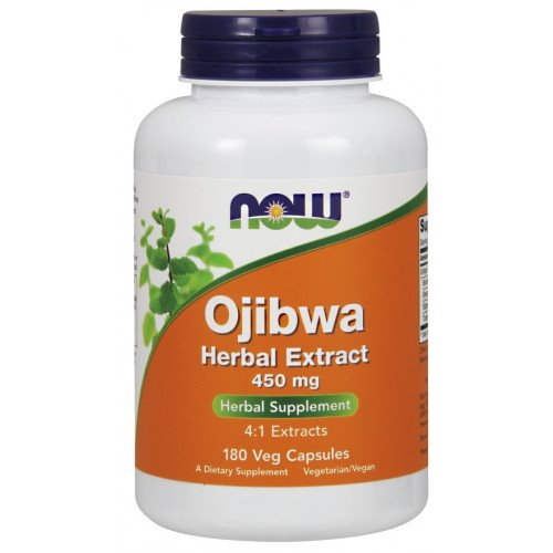 NOW Foods Ojibwa Herbal Extract, 450mg  - 180 vcaps