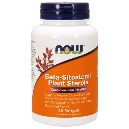 NOW Foods Beta-Sitosterol Plant Sterols  - 90 softgels