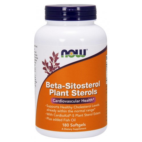 NOW Foods Beta-Sitosterol Plant Sterols  - 180 softgels