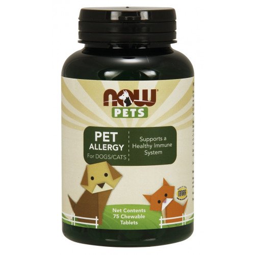 NOW Foods Pets, Pet Allergy  - 75 chewable tablets