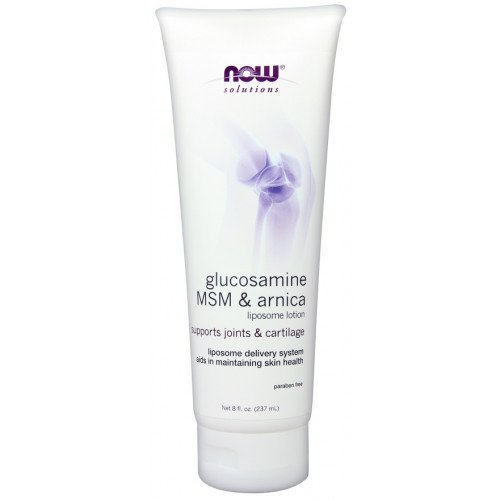 NOW Foods Glucosamine, MSM & Arnica Liposome Lotion  - 237 ml.